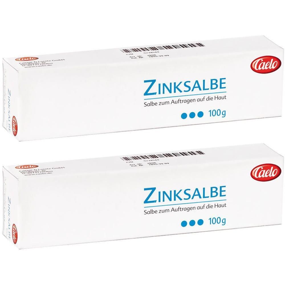 Zinksalbe Caelo HV-Packung 2x 2x100 g Salbe