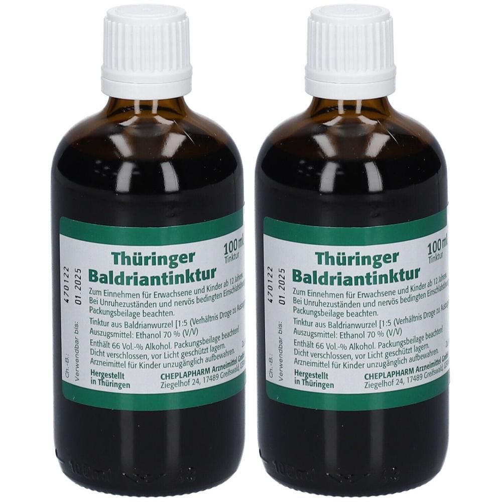 Thüringer Baldriantinktur 2x 2x100 ml Tinktur