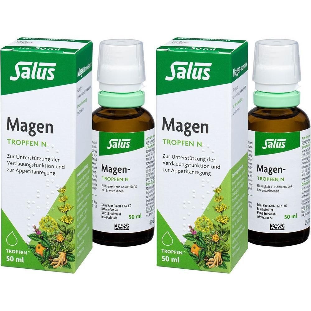 Magen Tropfen N Salus 2x 2x50 ml Flüssigkeit