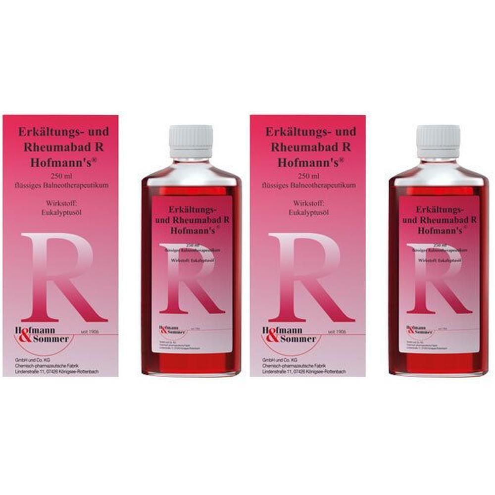 Erkältungs- UND Rheumabad R Hofmann's 2x 2x250 ml Bad