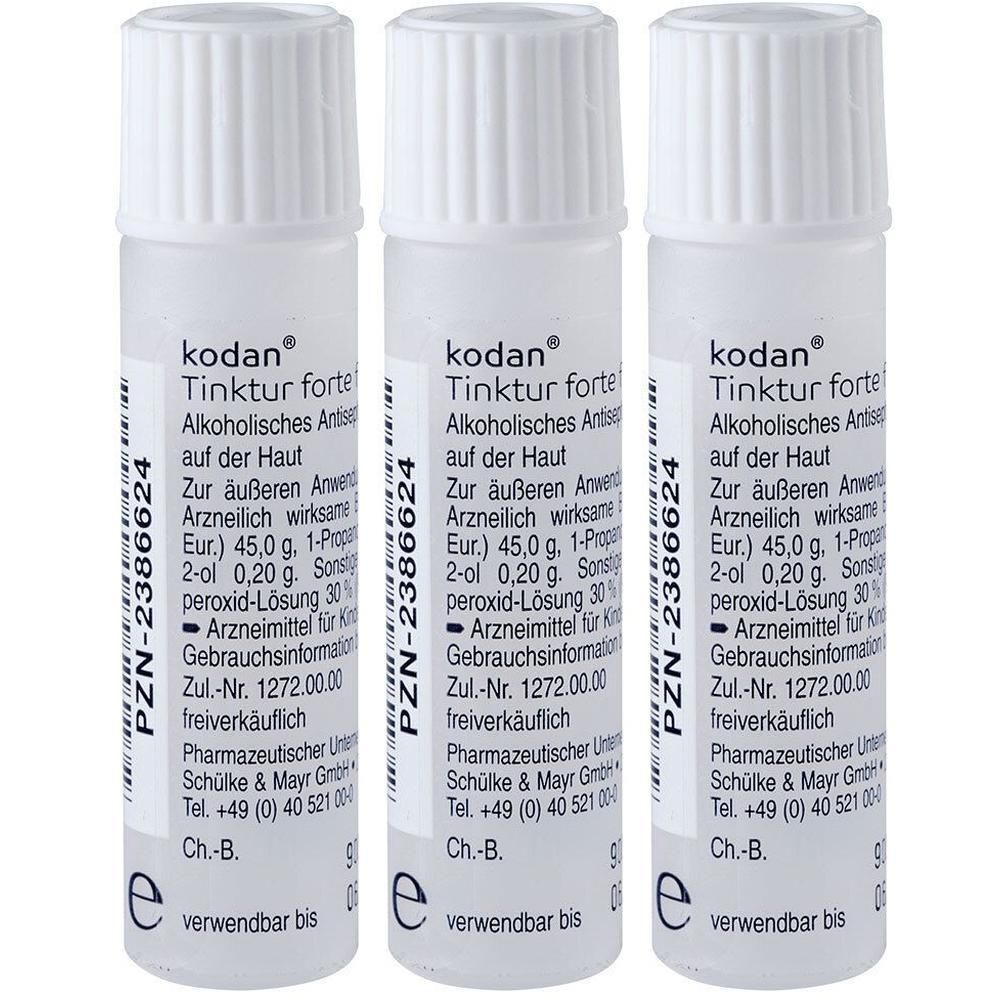 Kodan Tinktur forte farblos 3x 3x6 ml