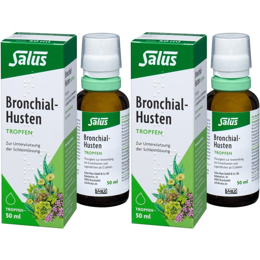 BRONCHIAL-HUSTEN-Tropfen Salus 2x 2x50 ml Flüssigkeit