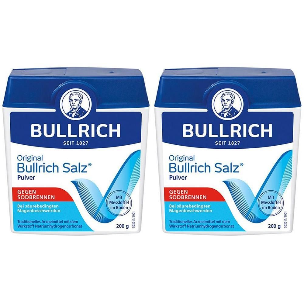 Bullrich Salz Pulver zum Einnehmen 2x 2x200 g PUE new