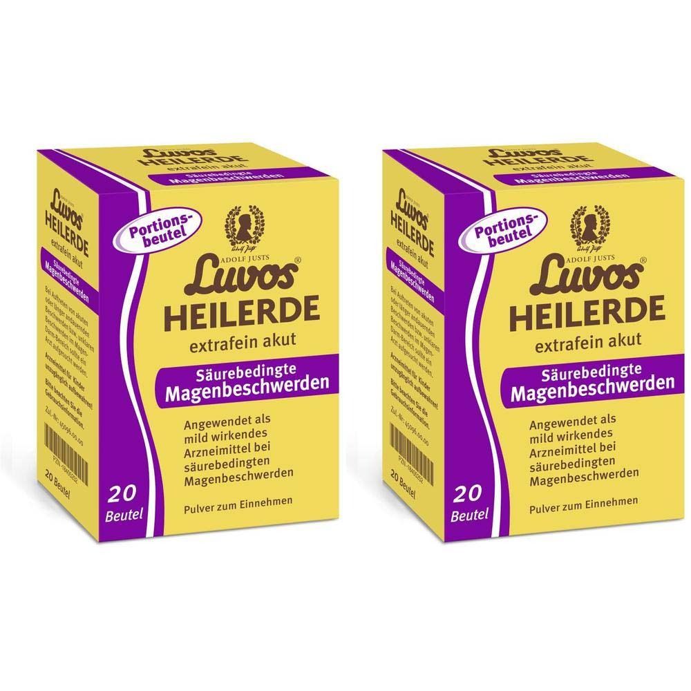 Luvos Heilerde extrafein akut Säureb.Magenbe.Btl. 2x 2x20x6,5 g Pulver
