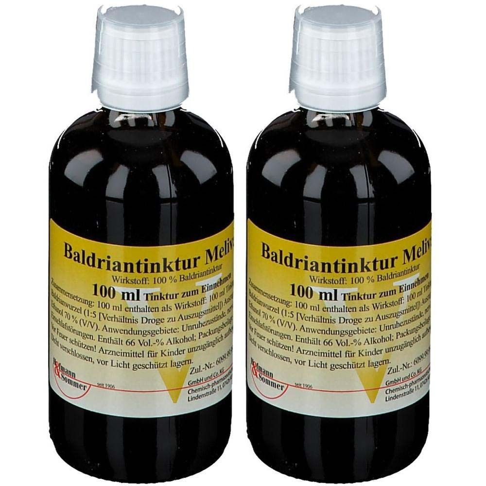 Baldriantinktur Melival 2x 2x100 ml Tinktur