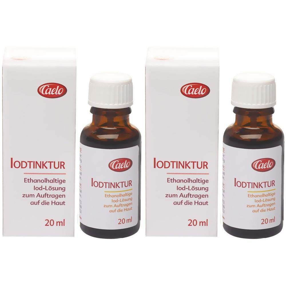 Iodtinktur Caelo HV-Packung 2x 2x20 ml Tinktur