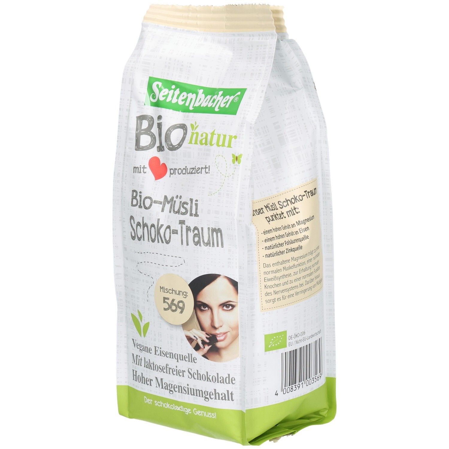 Seitenbacher Sb.-Bio Schoko-Traum Müsli 500 g