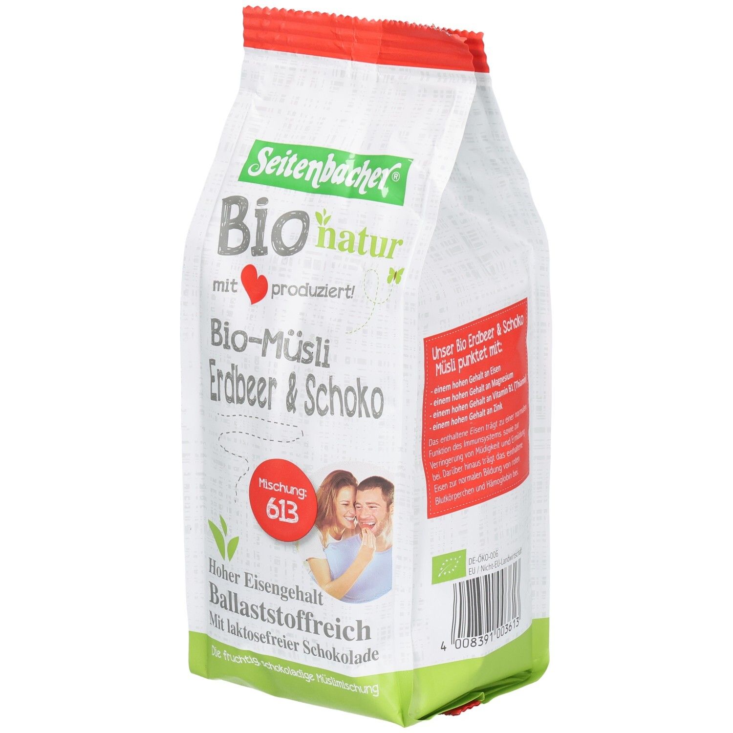 Seitenbacher Sb.-Bio Erdbeer-Schoko Müsli 454 g