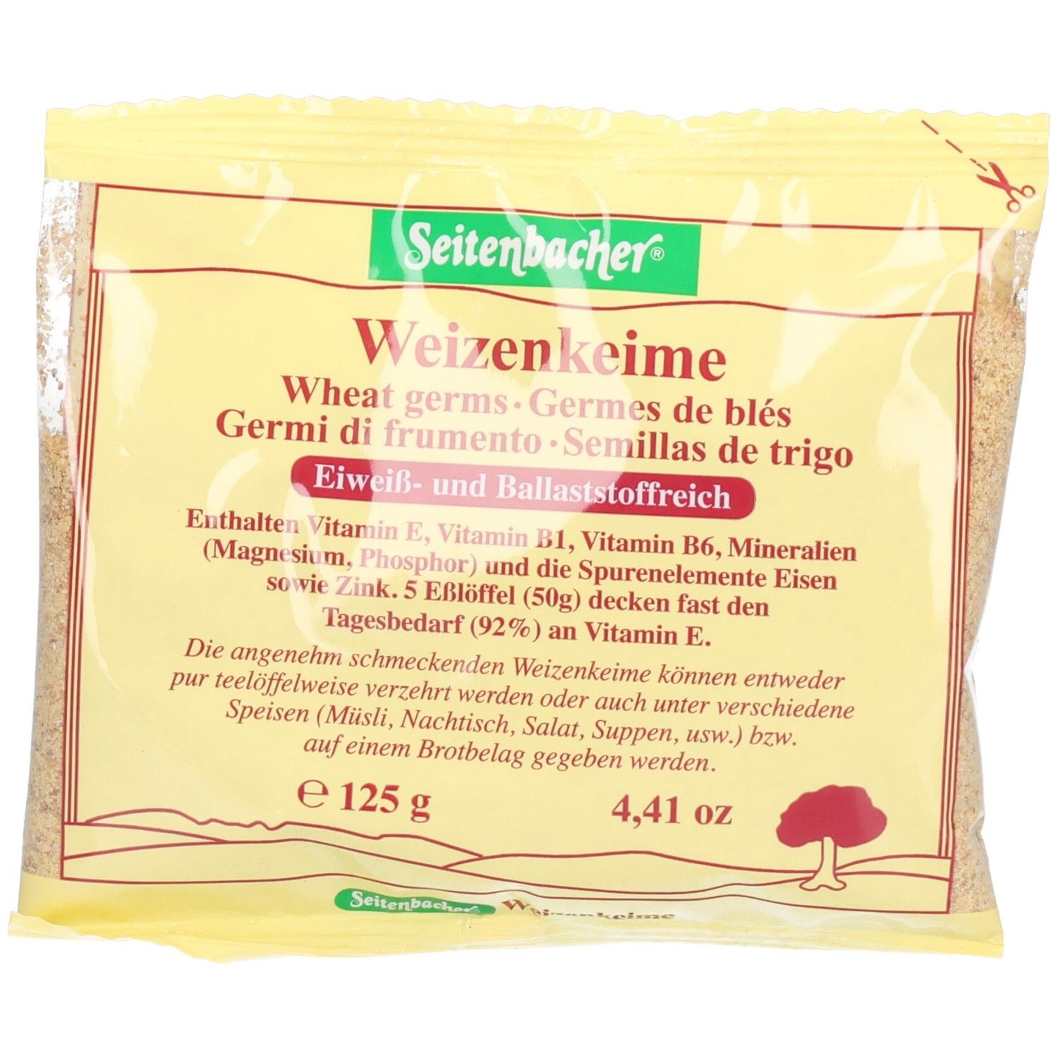 Seitenbacher Weizenkeime 125 g Pulver