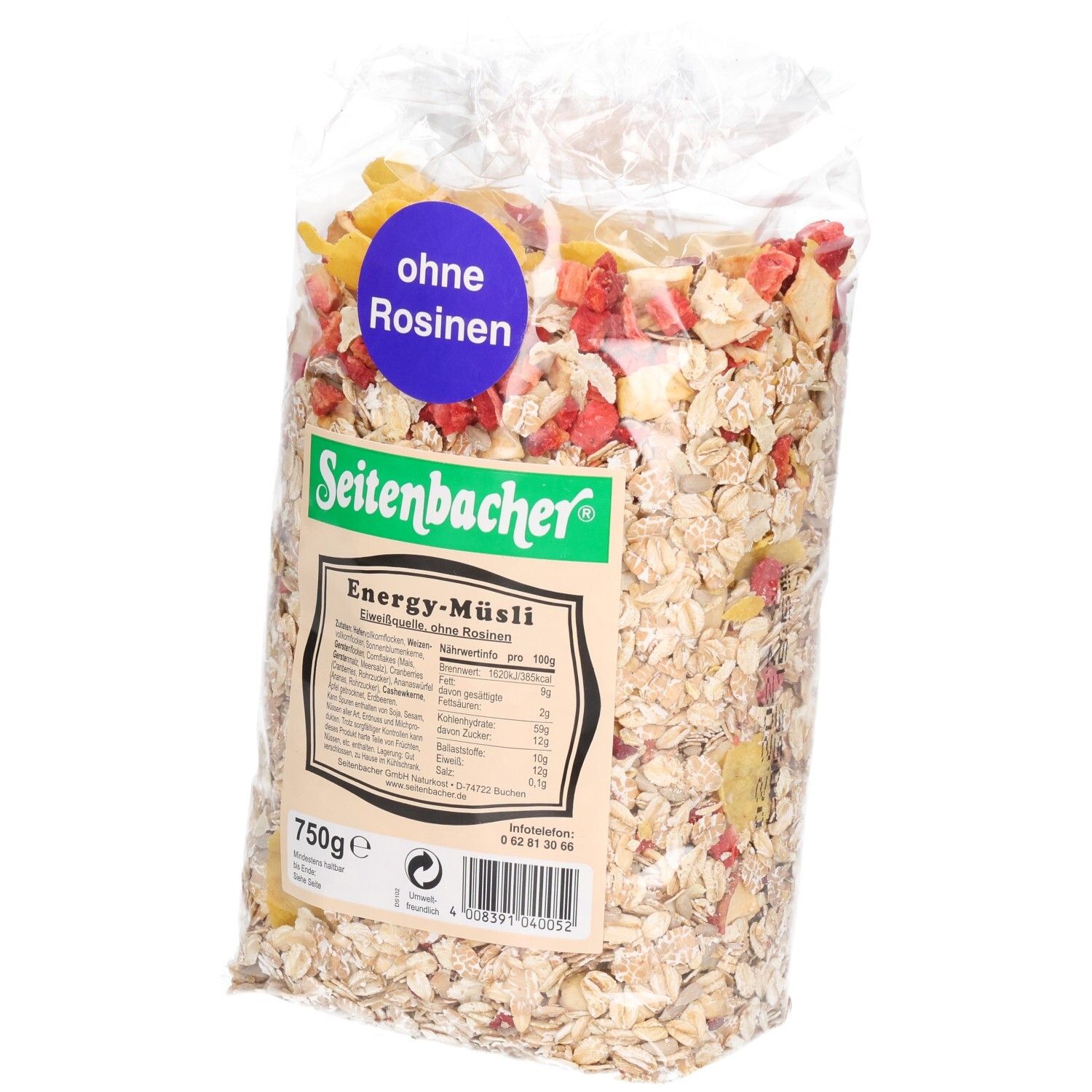 Seitenbacher Sb.-Energy-Müsli 750 g Müsli