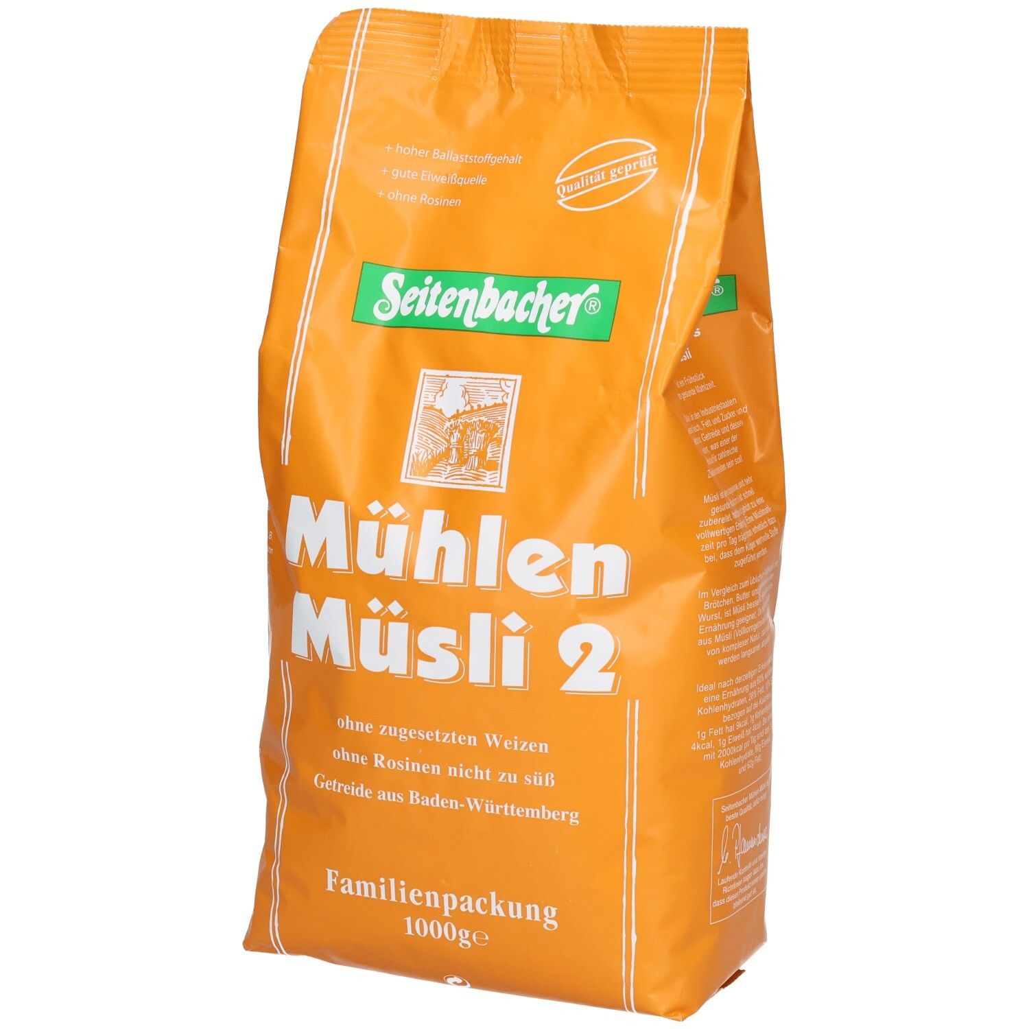 Seitenbacher Mühlen-Müsli 2 (ohne Rosinen) 1000 g Müsli