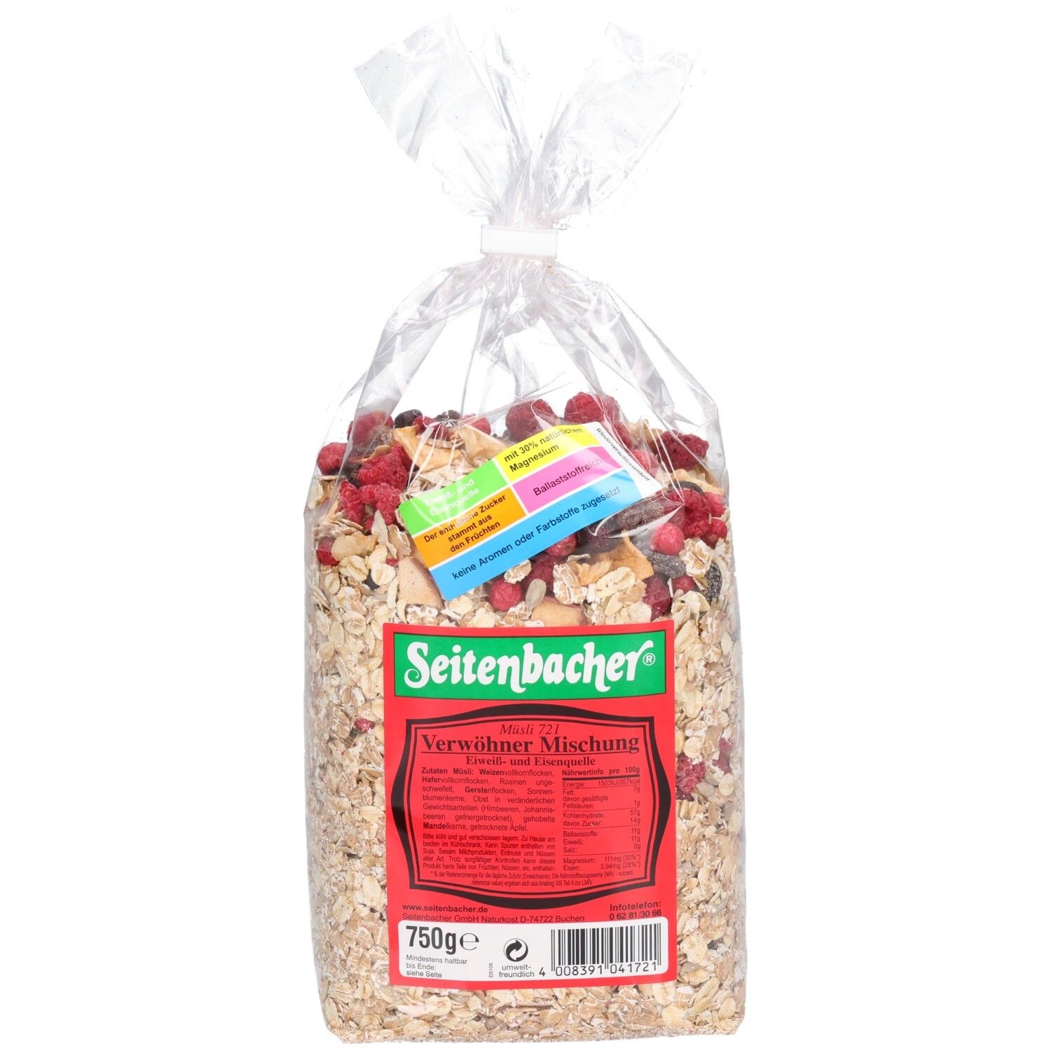 Seitenbacher Sb.-Verwöhner-Mischung 750 g