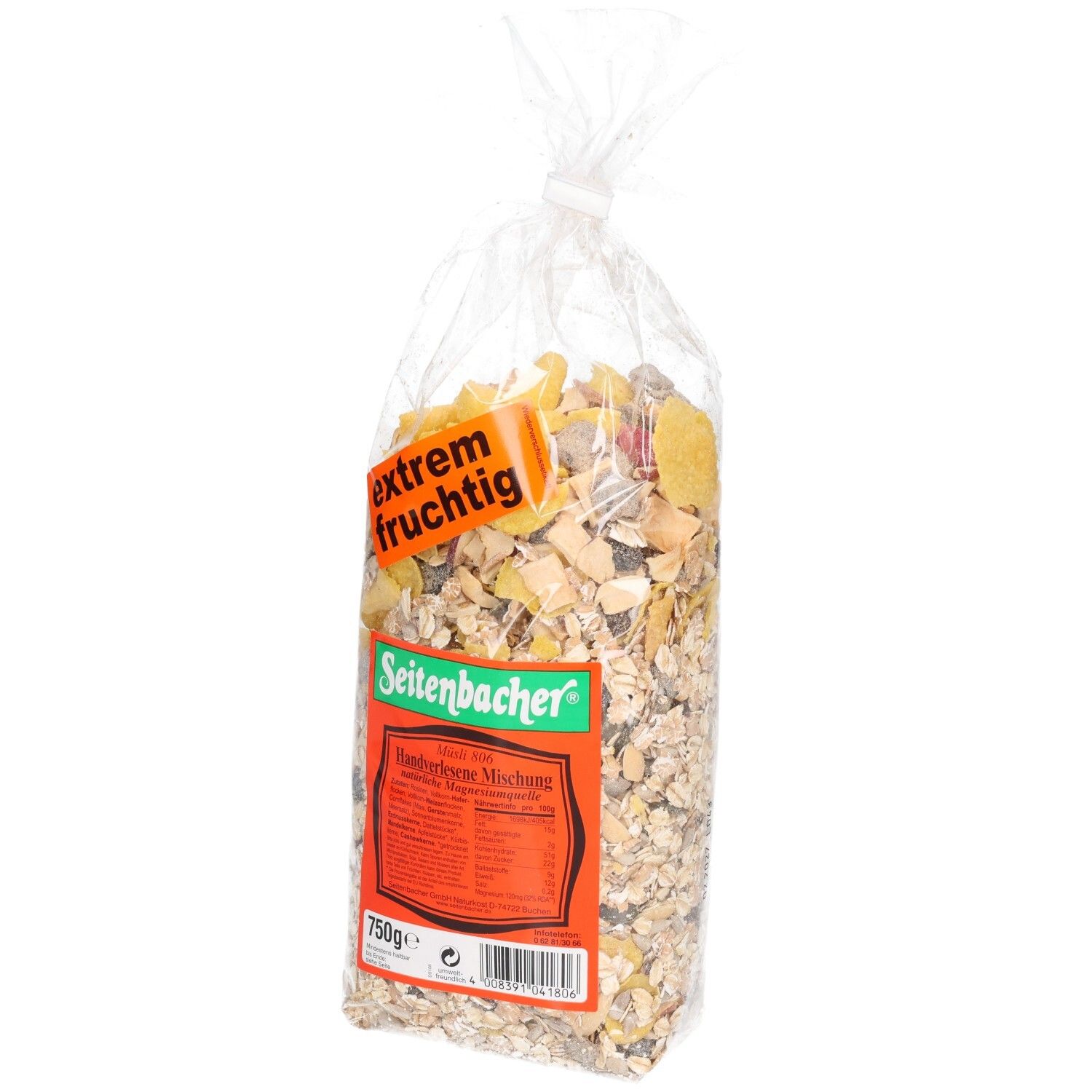 Seitenbacher Sb.-Handverlesene-Mischung 750 g Müsli