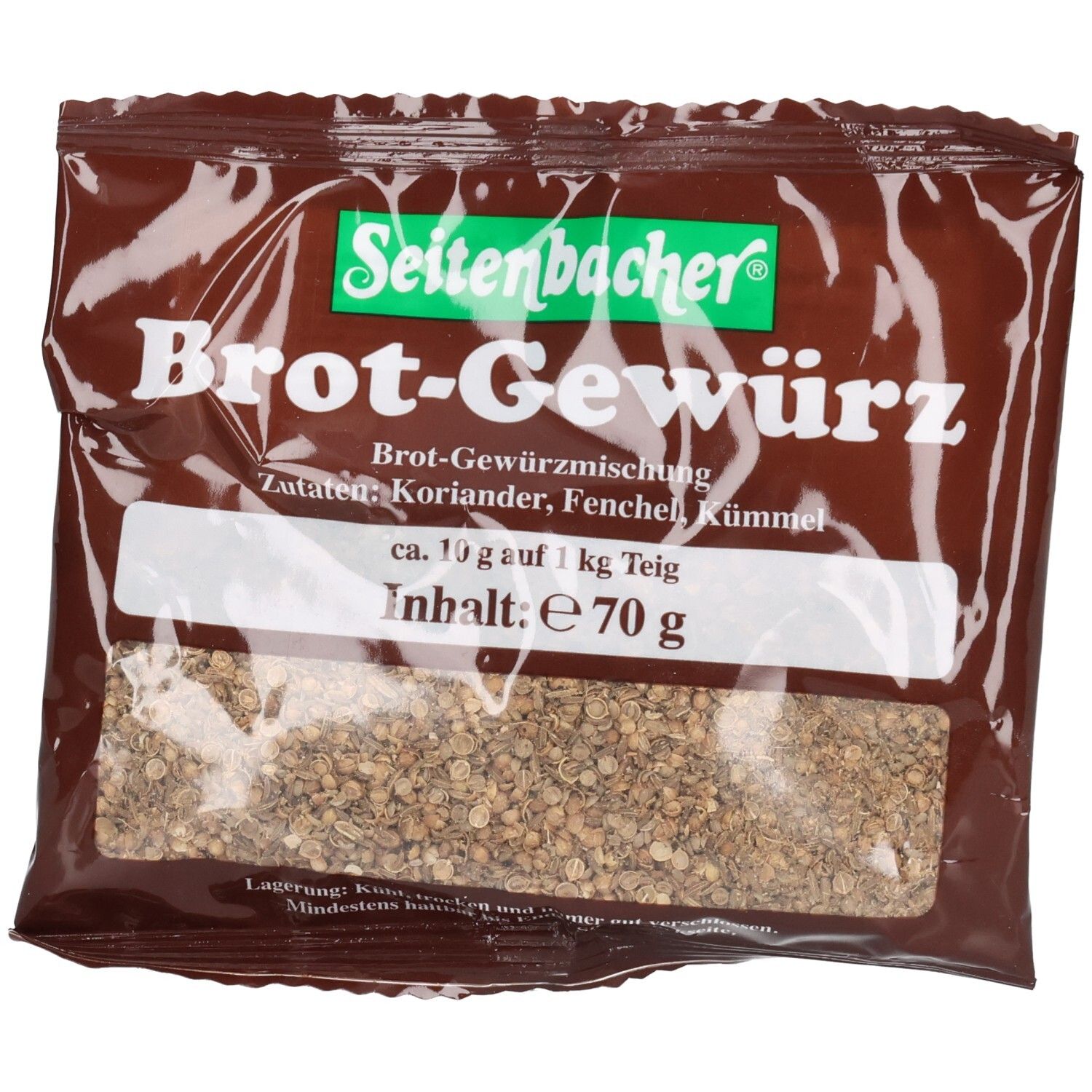 Seitenbacher Brotgewürz, 70g 70 g Gewürze
