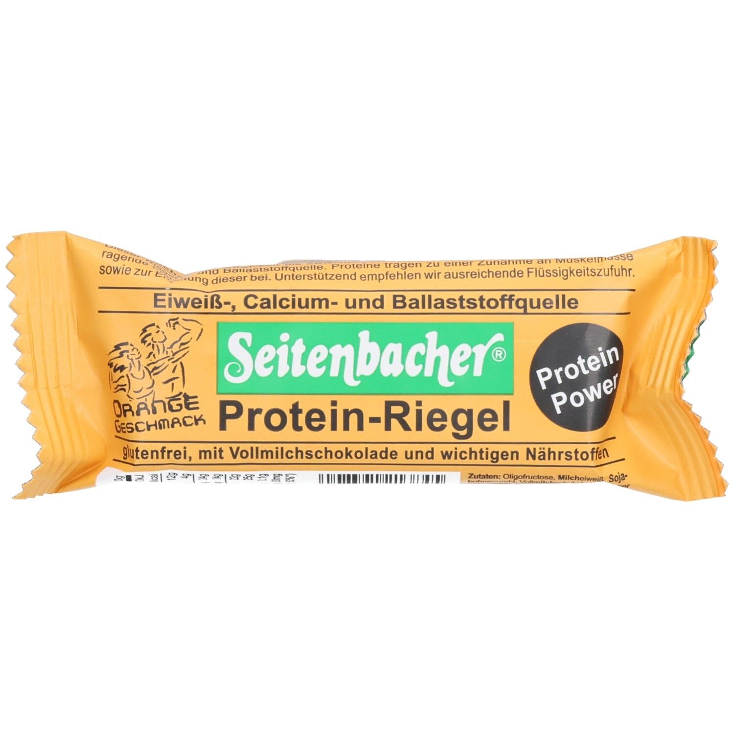 Seitenbacher Protein-Riegel, Orange 60 g Riegel