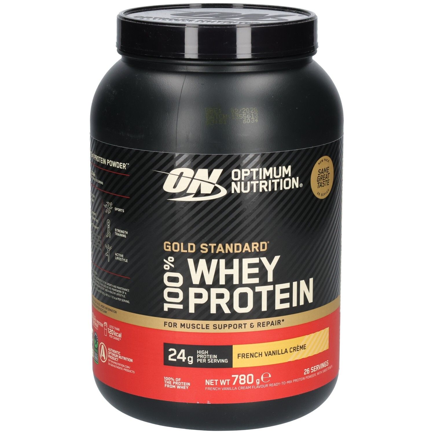 Optimum Nutrition 100% Whey Gold Standard French Vanilla Crème 780 g Pulver