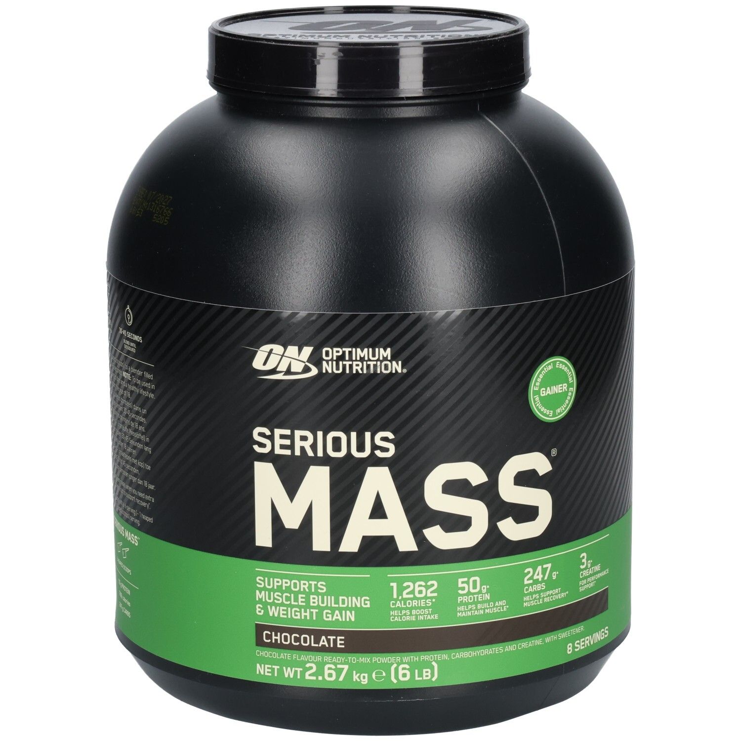 Optimum Nutrition Serious Mass Chocolate 2672 g Pulver