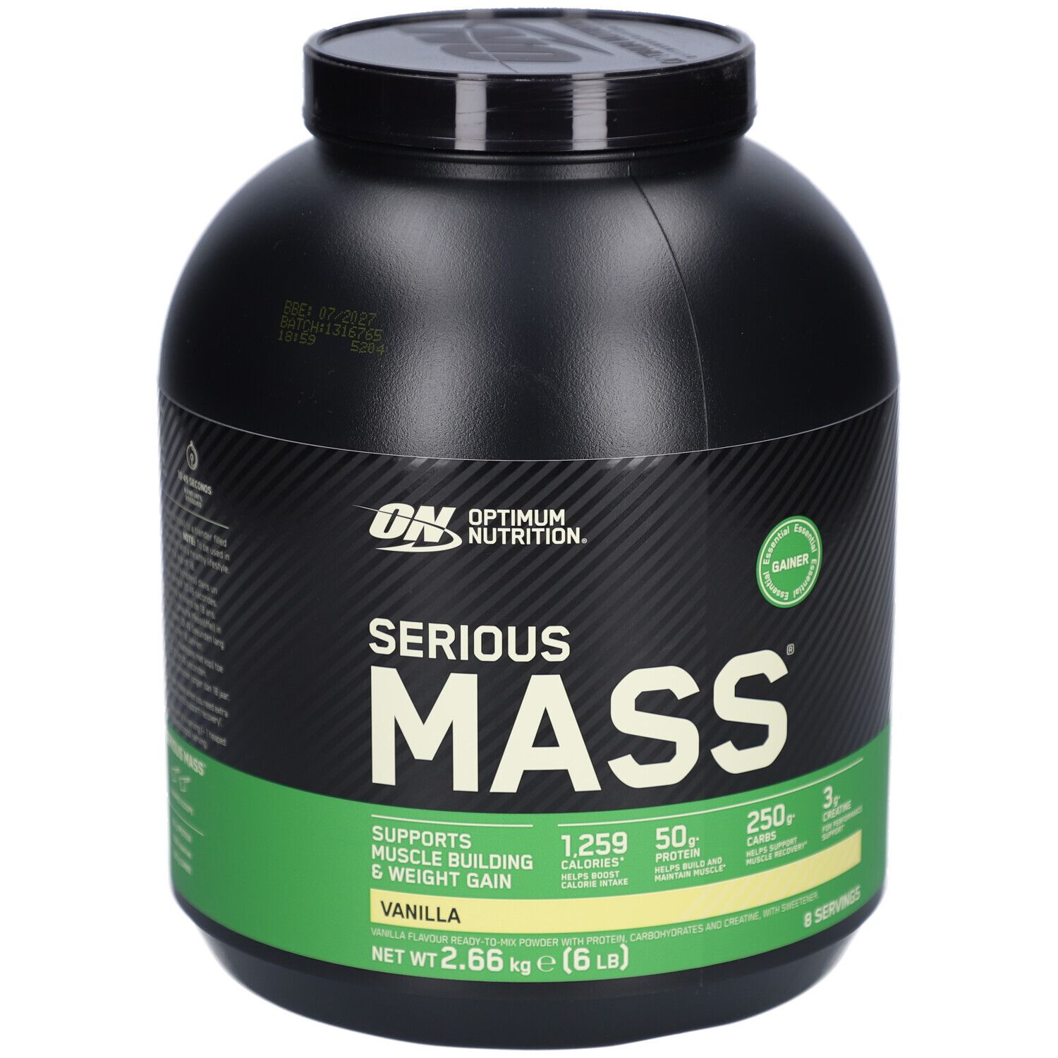 Optimum Nutrition Serious Mass Vanilla 2664 g Pulver