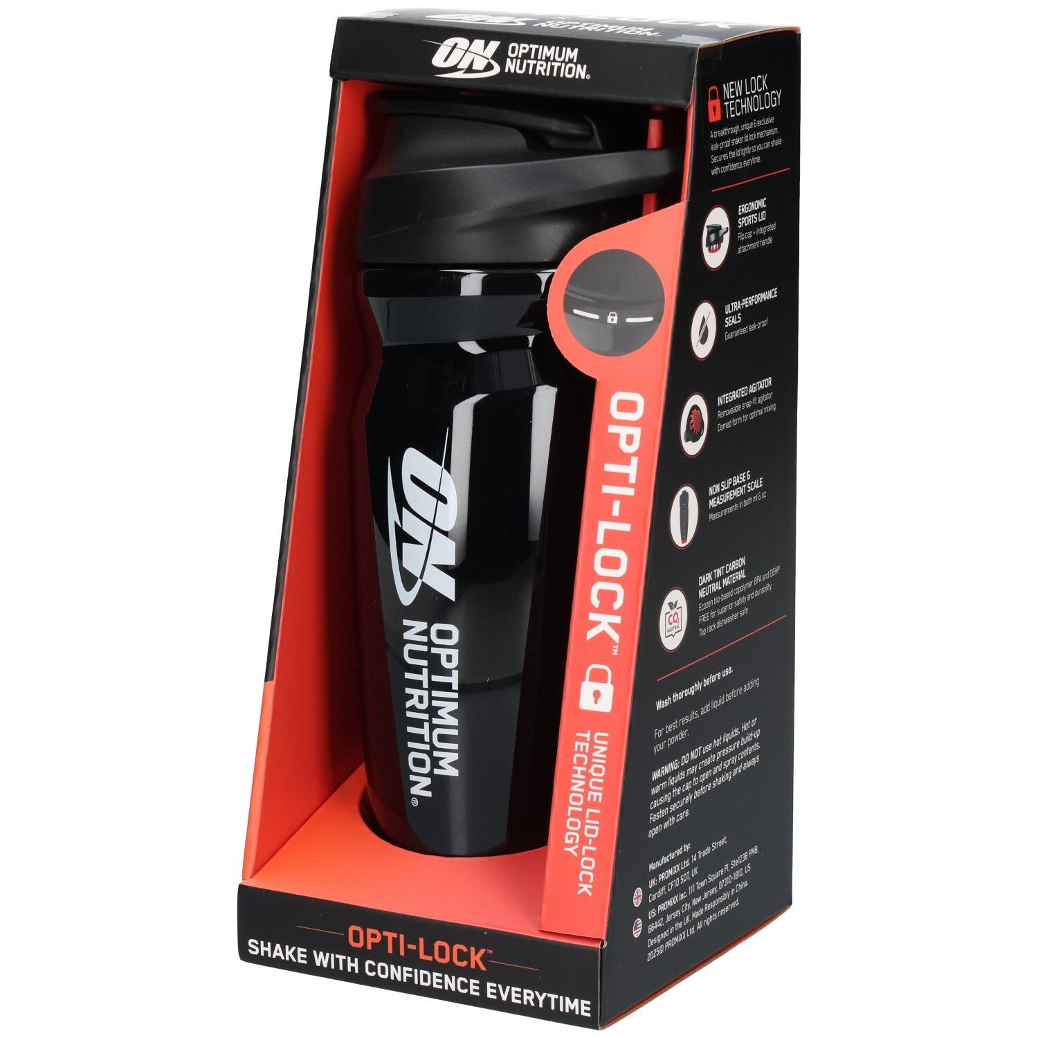 Optimum Nutrition Opti-Lock Shaker 1 St Flaschen