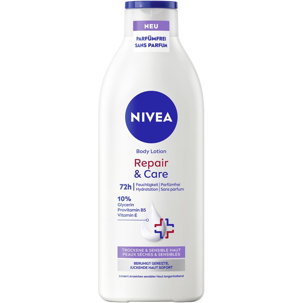 Nivea Repair & Care Body Lotion Parfümfrei 400ml 400 ml