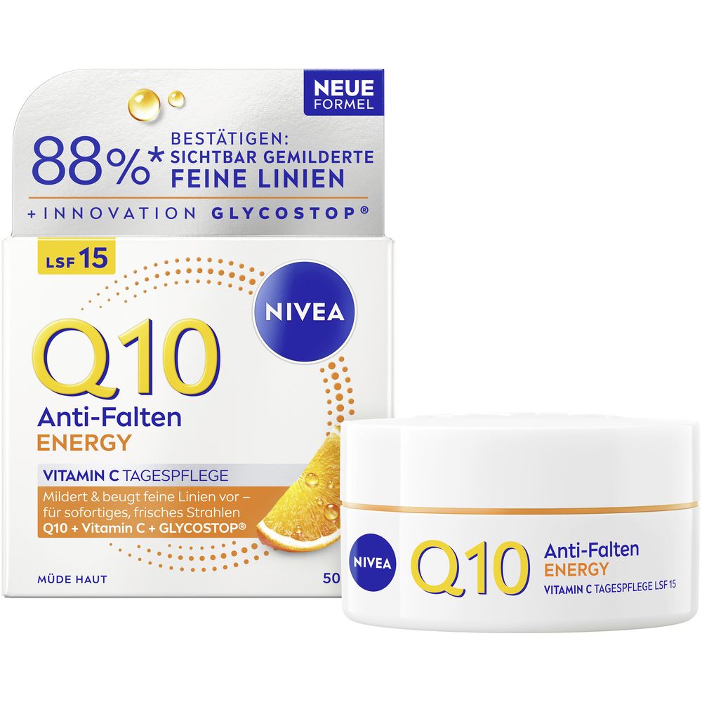 Nivea Q10 Anti-Falten Energy Vitamin C Tagespflege LSF 15