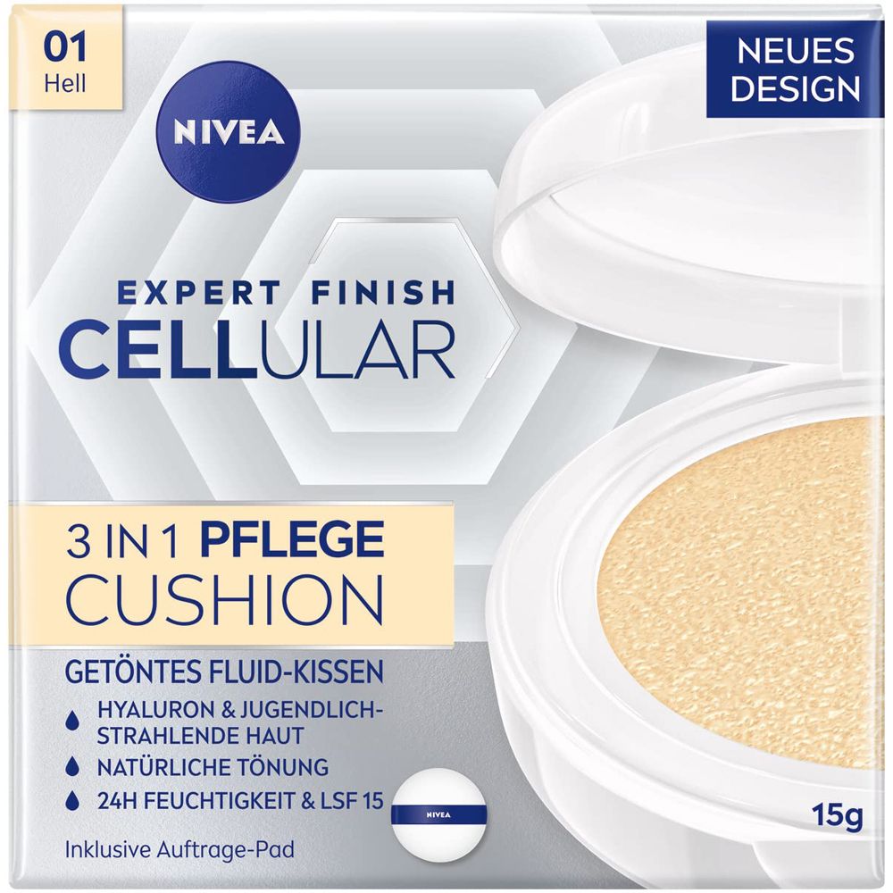 Nivea Cellular Expert Finish 3in1 Pflege Cushion Hell