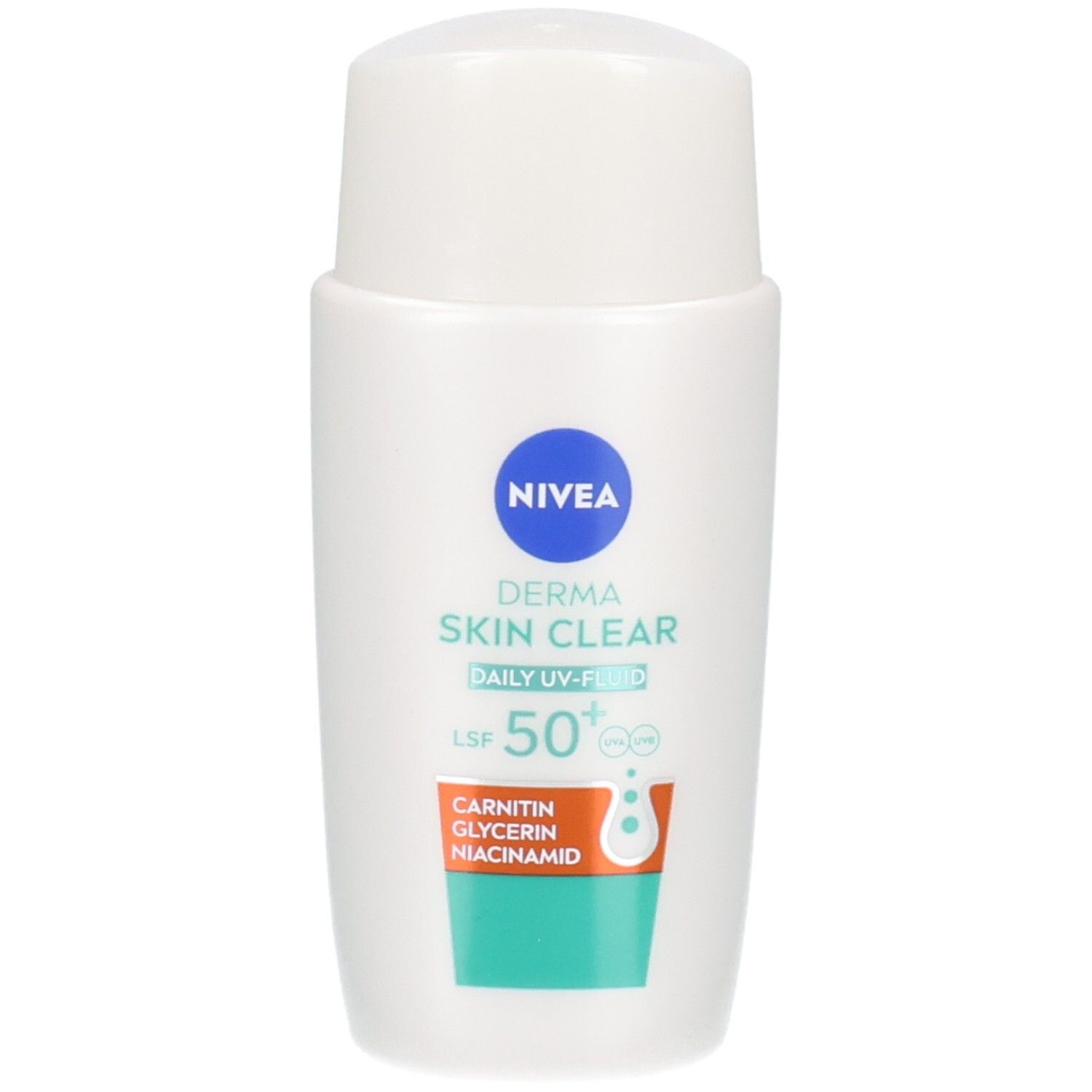 Nivea Derma Skin Clear Daily UV FLuid LSF 50+ (Neu ab 09.02.2026) 40 ml