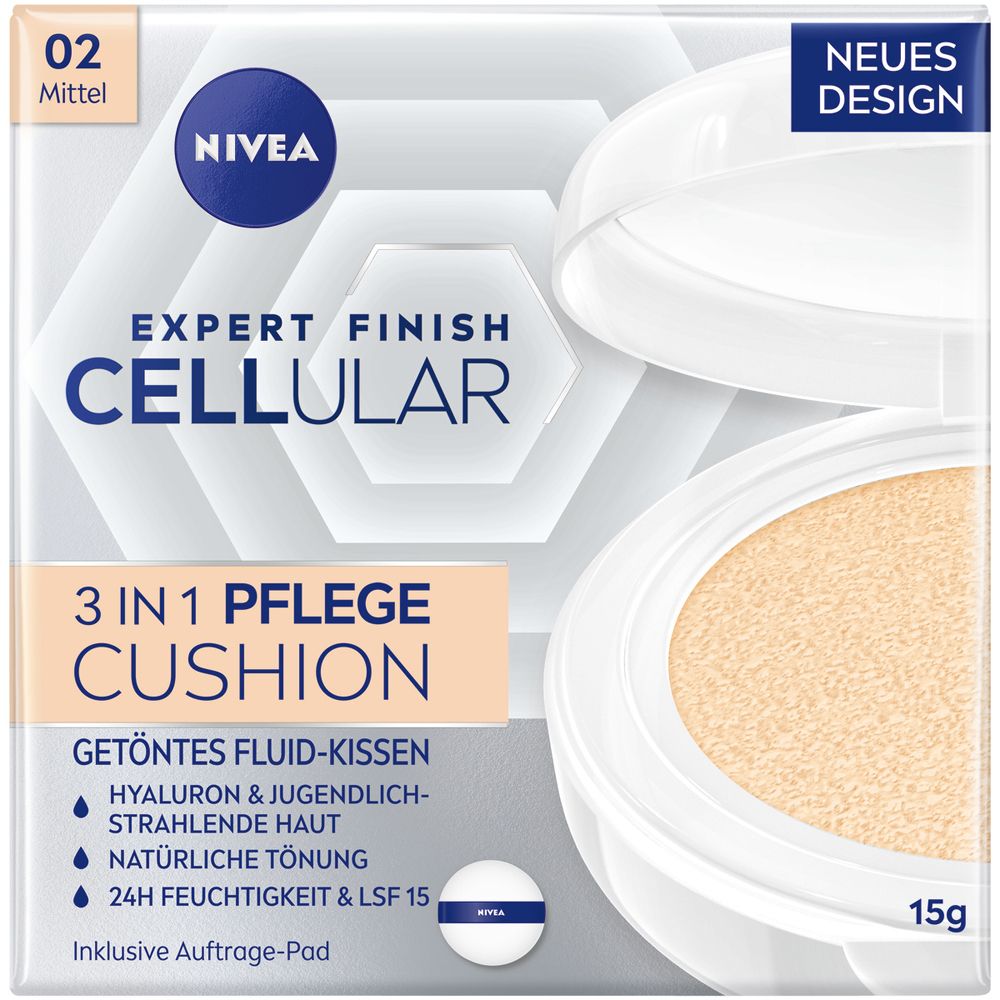Nivea Cellular Expert Finish 3in1 Pflege Cushion Mittel