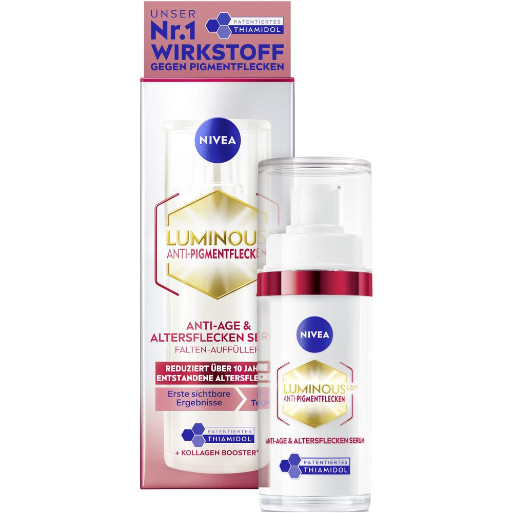 Nivea Luminous 630 Anti-Aging-Serum gegen Pigmentflecken