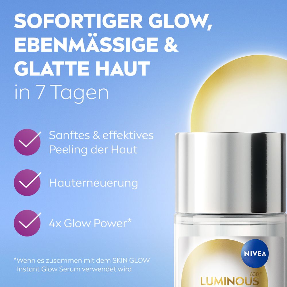 Nivea Luminous630® Skin Glow Liquid Refiner