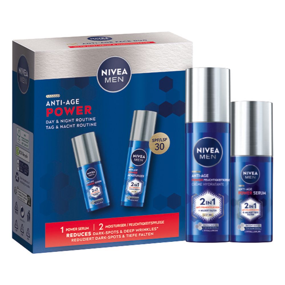 Nivea MEN Anti Age Hy Face 2er LSF 80 ml