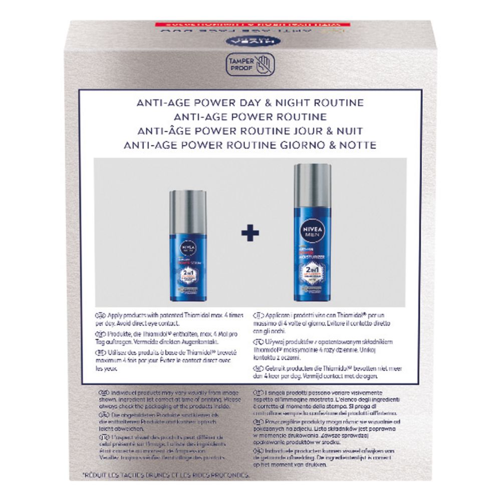 NIVEA MEN Anti-Age Power Set Serum & Feuchtigkeitspflege - Jetzt 5€ Rabatt mit dem Code nivea5*