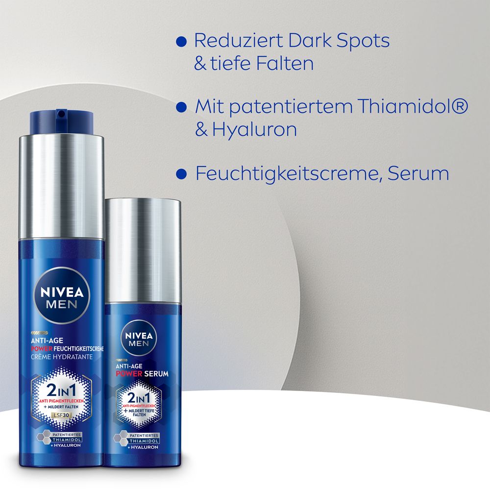NIVEA MEN Anti-Age Power Set Serum & Feuchtigkeitspflege - Jetzt 5€ Rabatt mit dem Code nivea5*