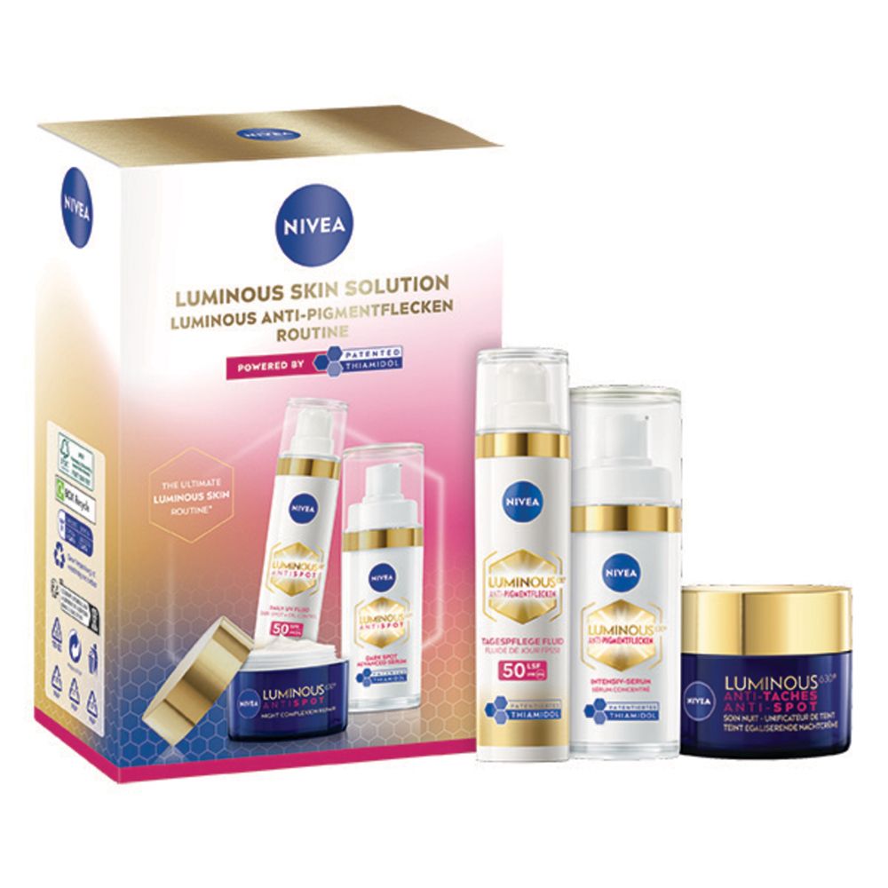 Nivea Luminous Anti-Pigmentflecken Routine 3er 120 ml