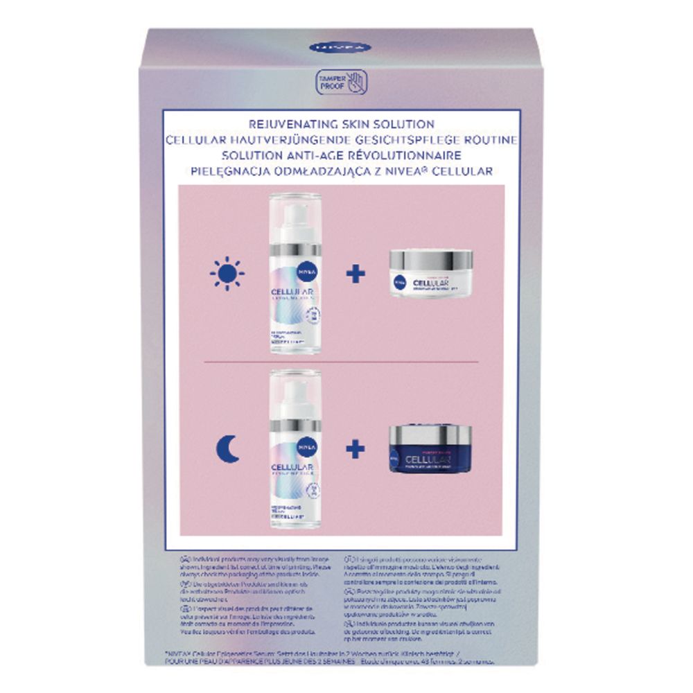 NIVEA CELLULAR Expert Filler Tag, Nacht & Verjüngendes Serum - Jetzt 5€ Rabatt mit dem Code nivea5*