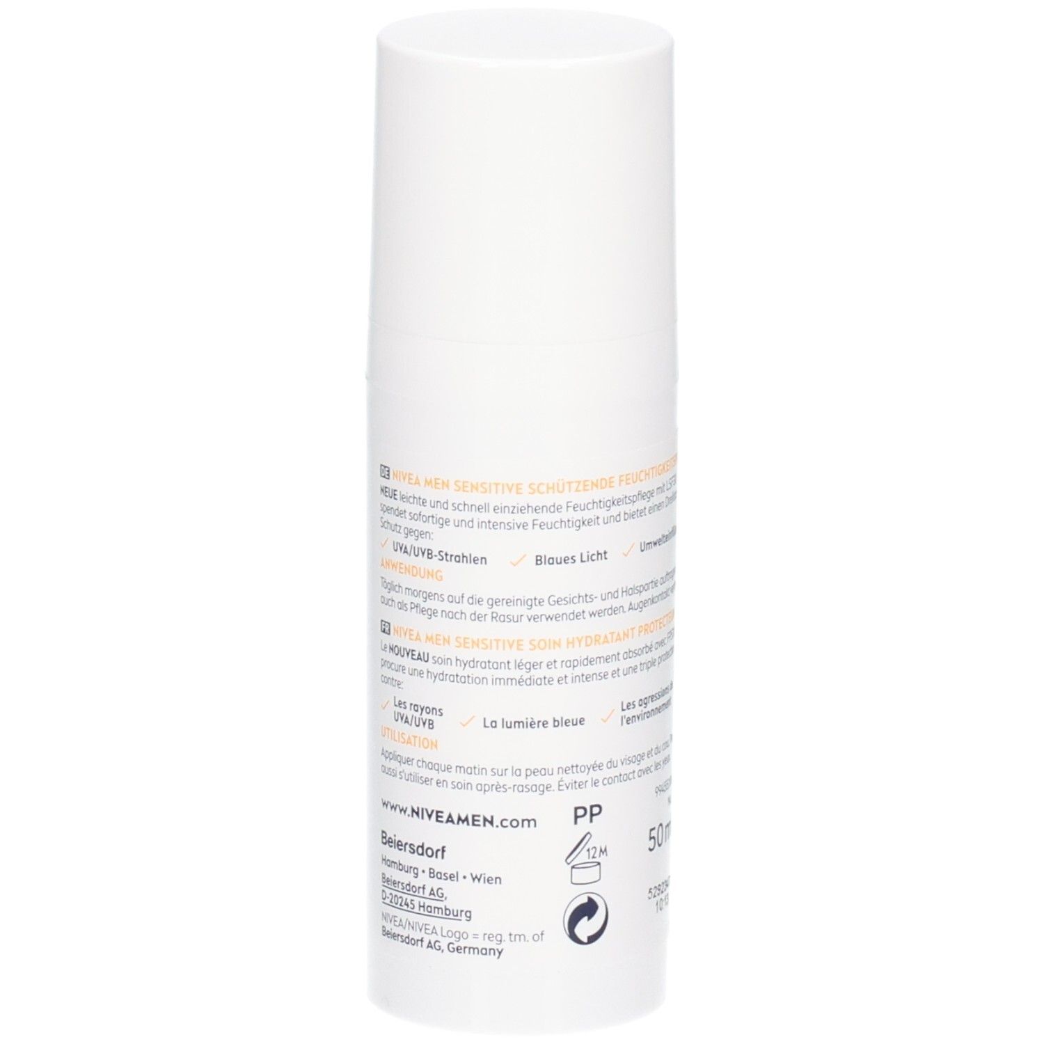 NIVEA MEN Sensitive Schützende Feuchtigkeitspflege LSF30