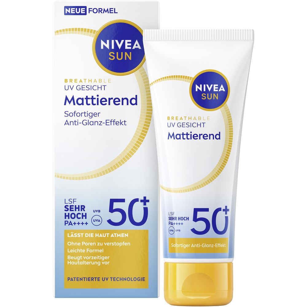 Nivea SUN Breathable UV Gesicht mattierend LSF 50+ 40ml 40 ml