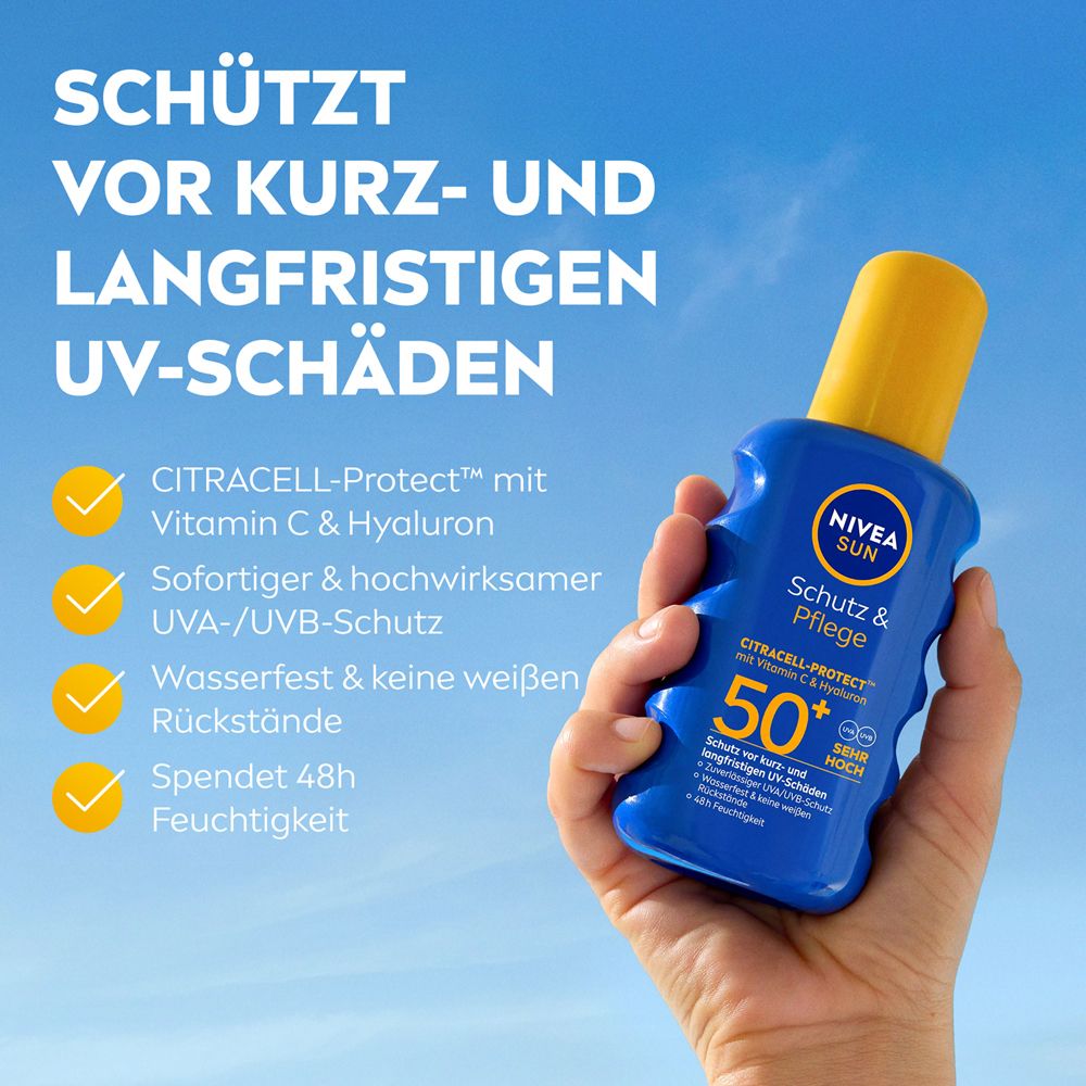 Nivea SUN Protection & Soin - Spray solaire SPF 50
