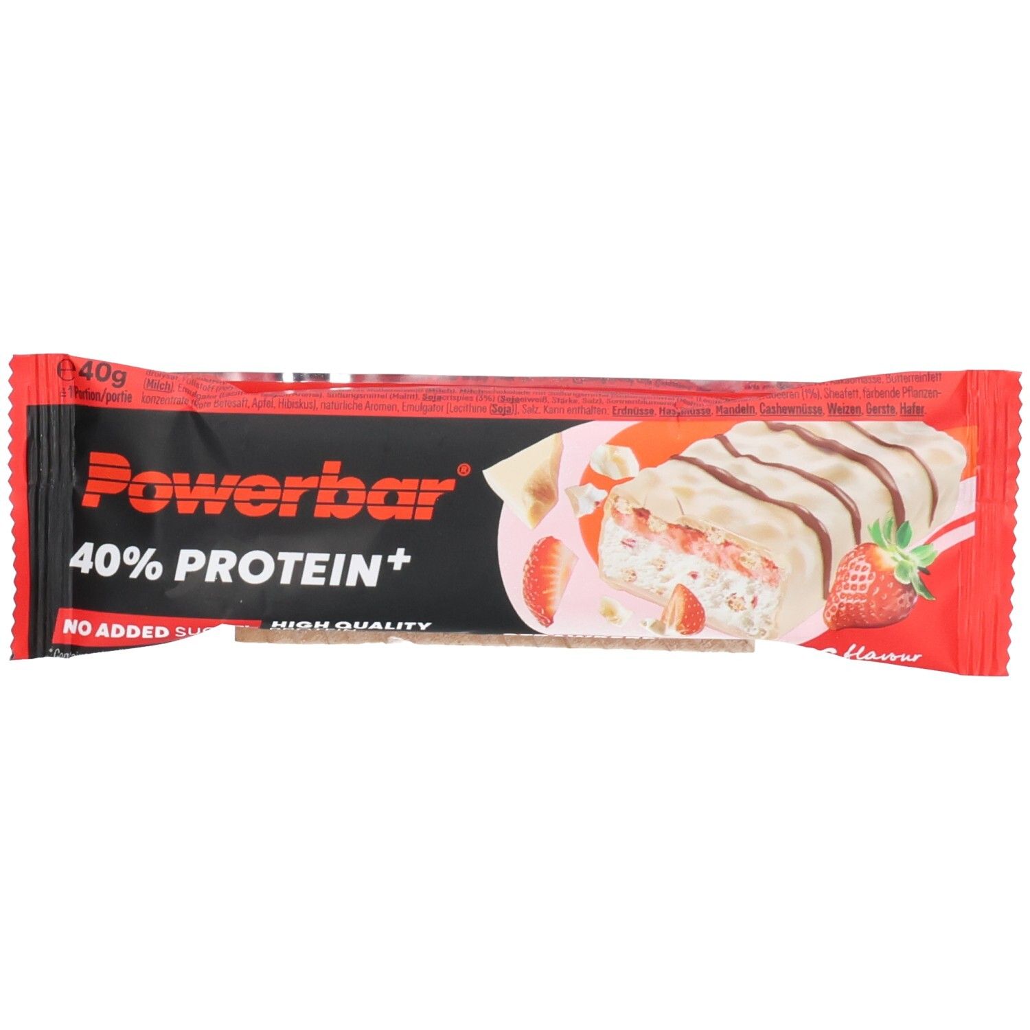 Powerbar 40% Protein+ Crisp Strawberry White Chocolate 40 g Riegel
