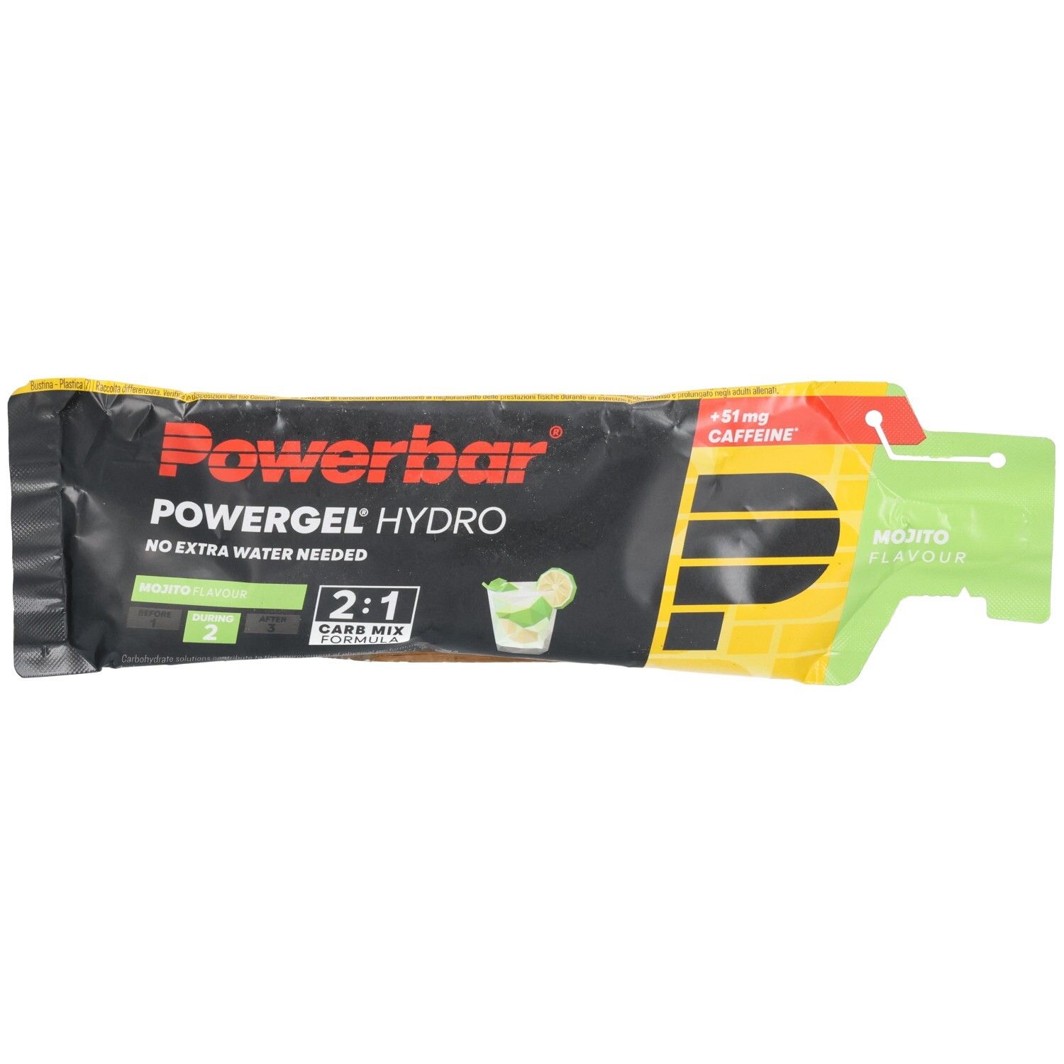 Powergel Hydro Mojito (with caffeine) 67 ml Gel zum Einnehmen