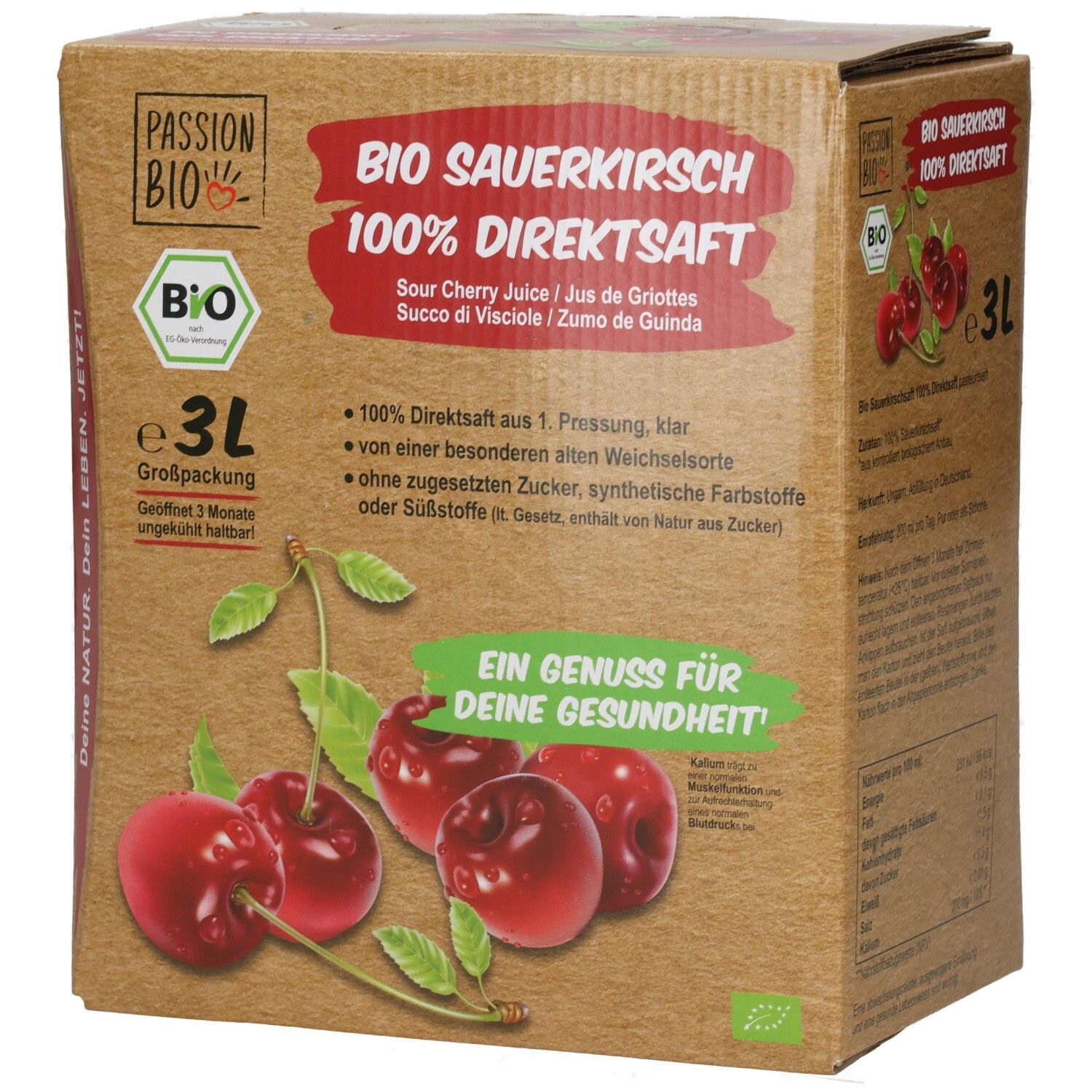 Sauerkirschsaft 3l BiB Bio 3 l Saft