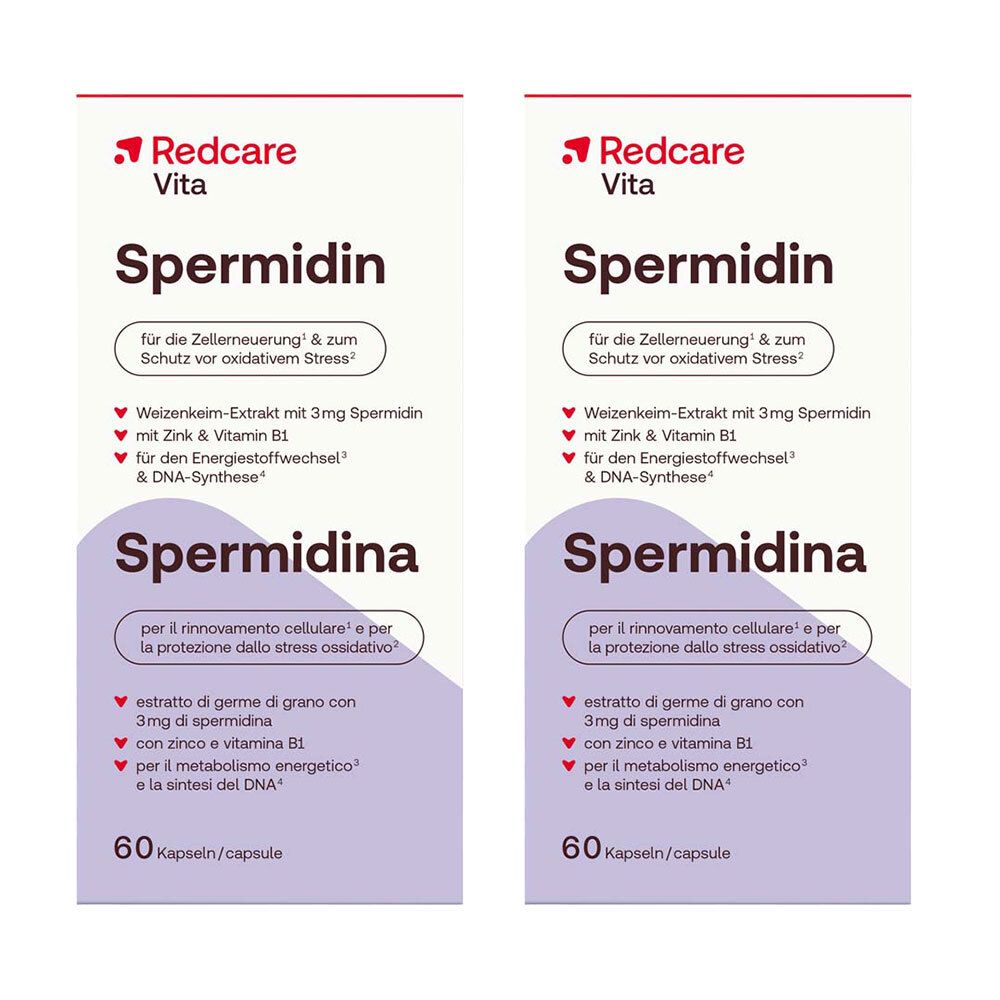 Redcare Vita Spermidin x2 2x60 St Kapseln