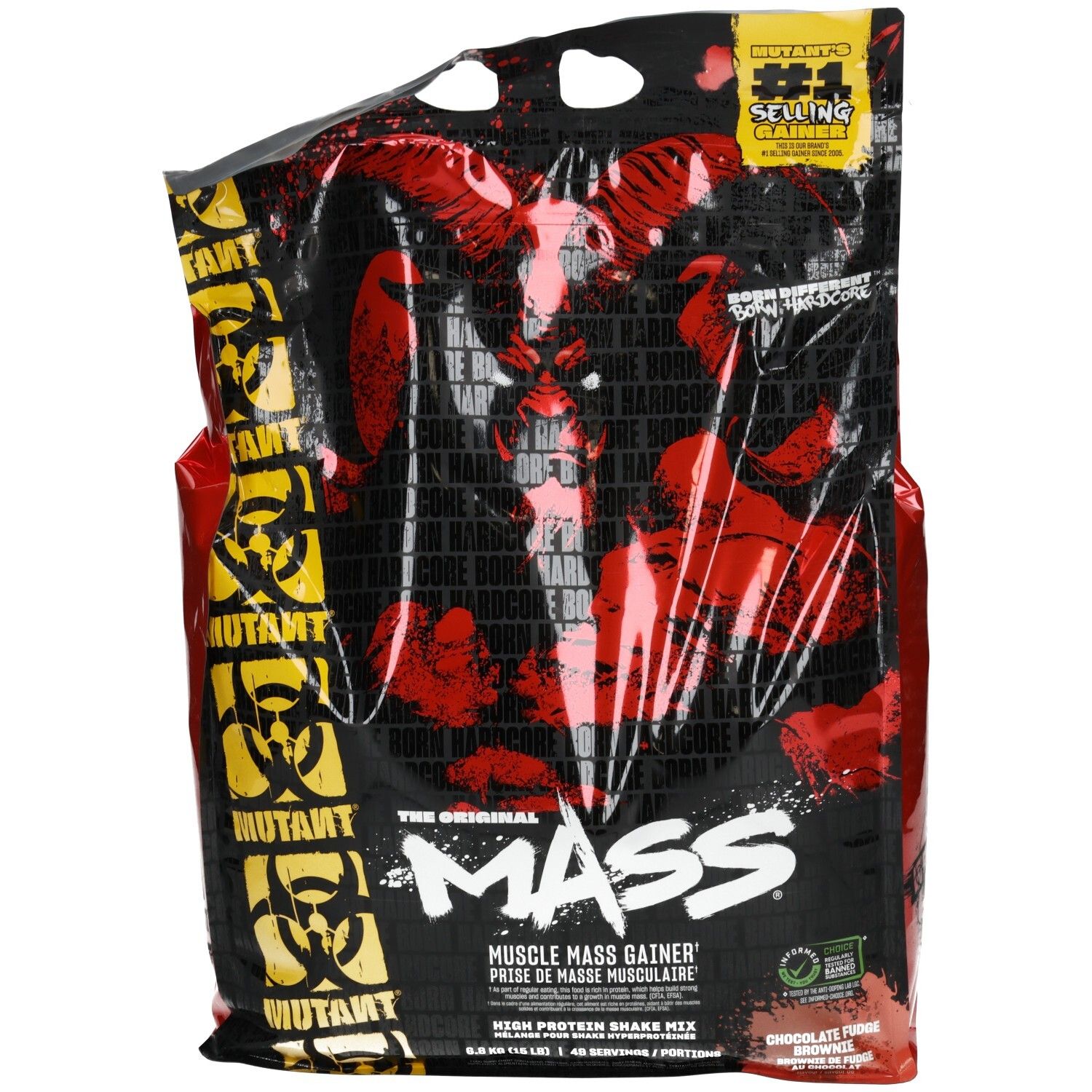 Mutant Mass (6800g) Chocolate Fudge Brownie 6800 g Pulver