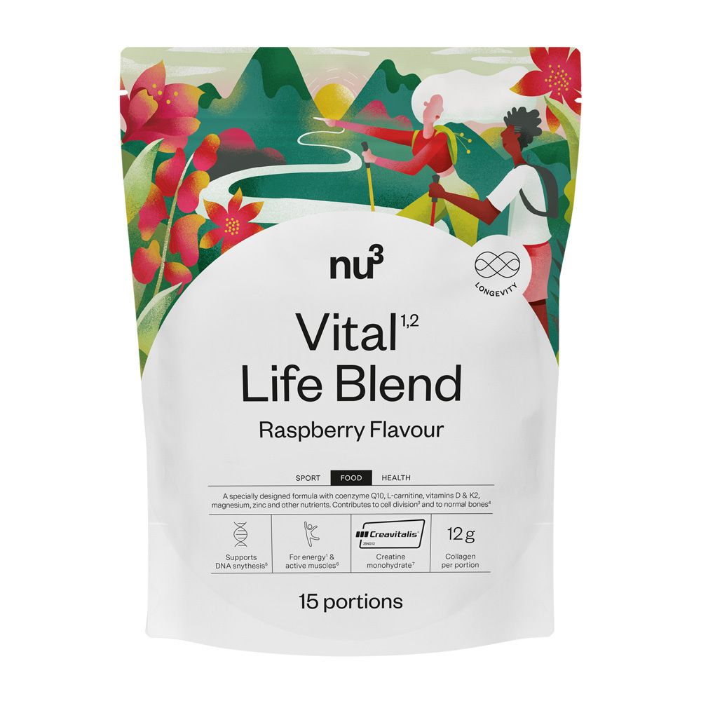 nu3 Vital Life Blend Raspberry (Longevity) 450 g Pulver