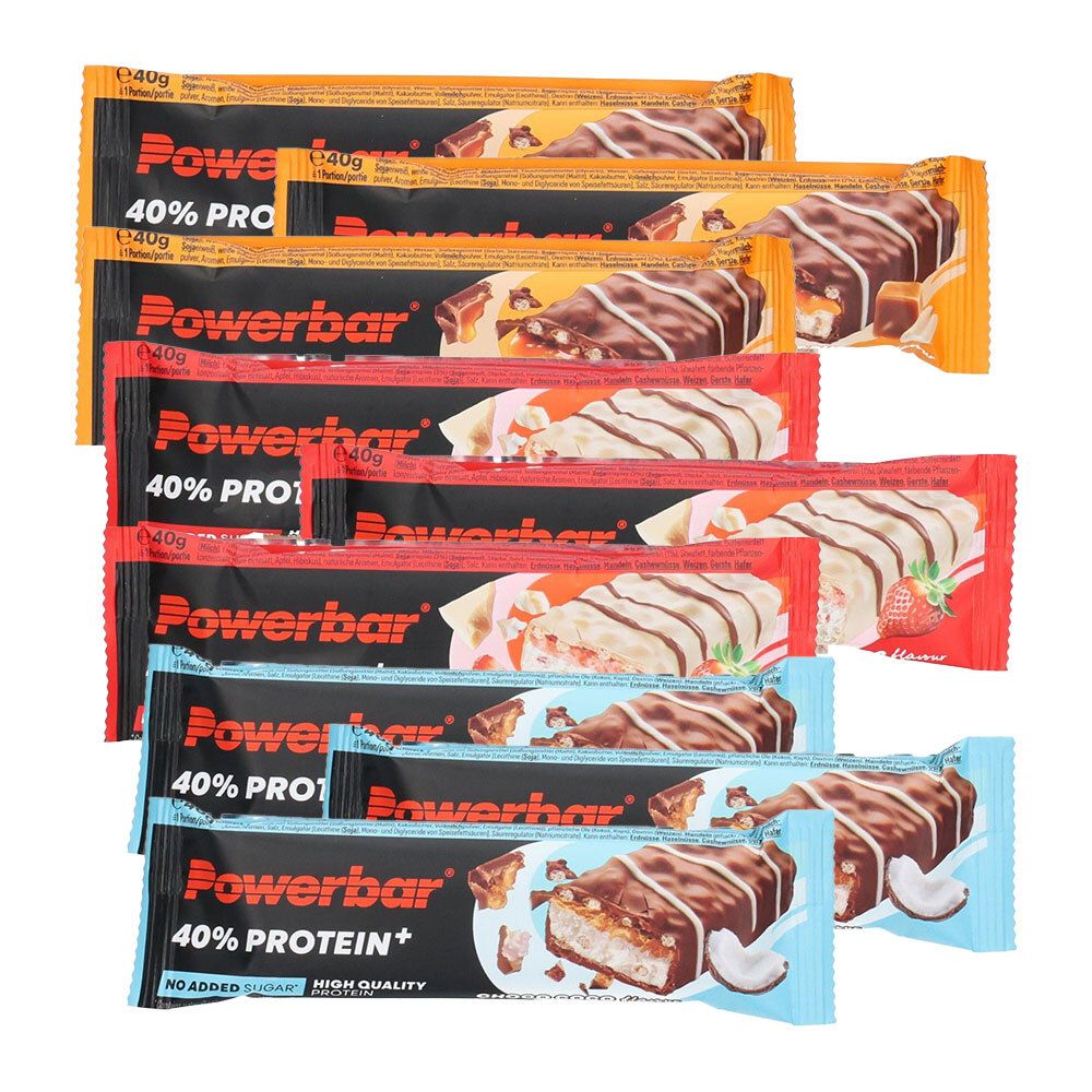 Powerbar 40%Protein+ Mix x9 3x40 g
