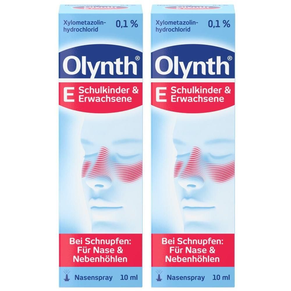 Olynth 0,1% für Erwachsene Nasendosierspray 2x 2x10 ml