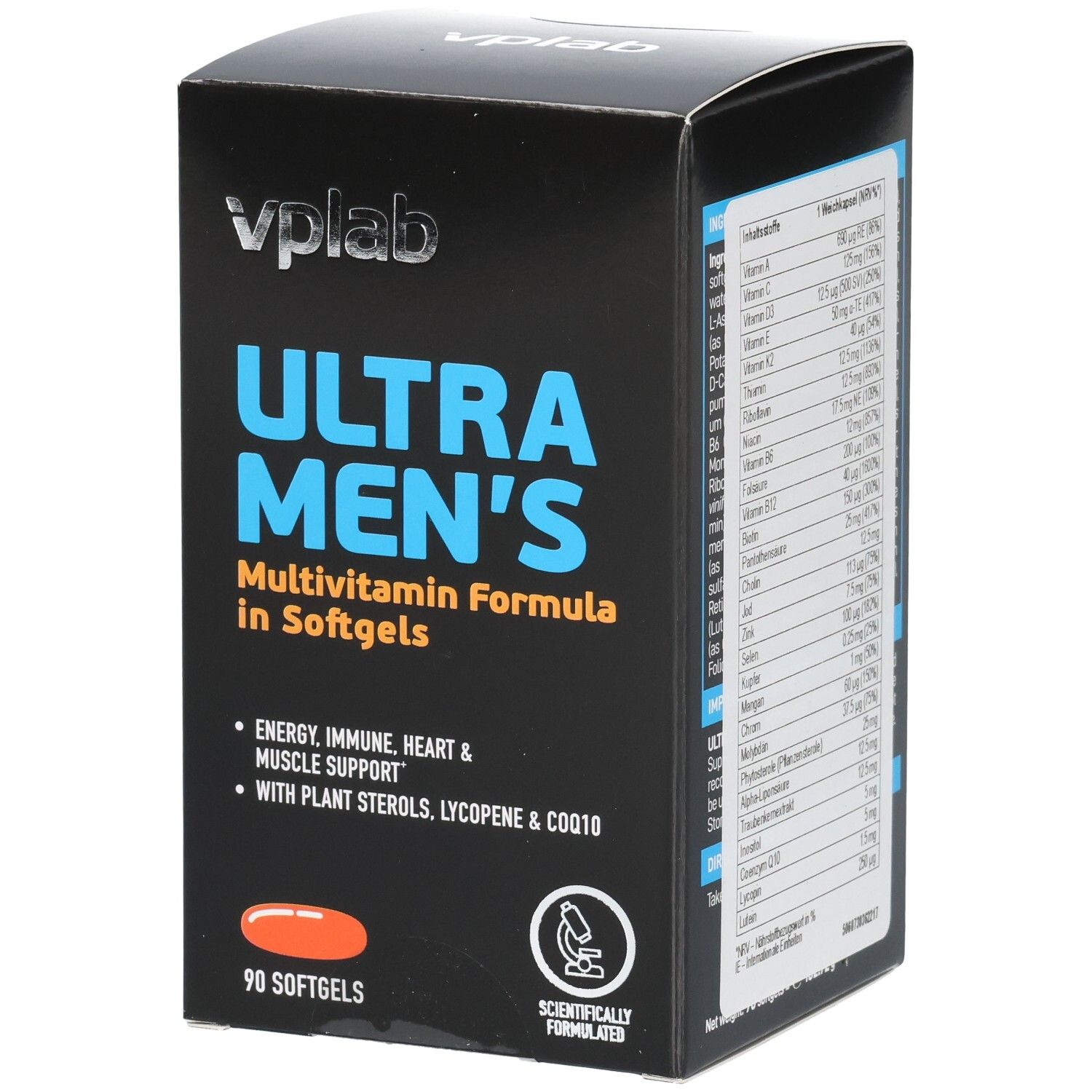 Vplab Ultra Men's Sport Multivitamin Formula 90 softgels St Kapseln
