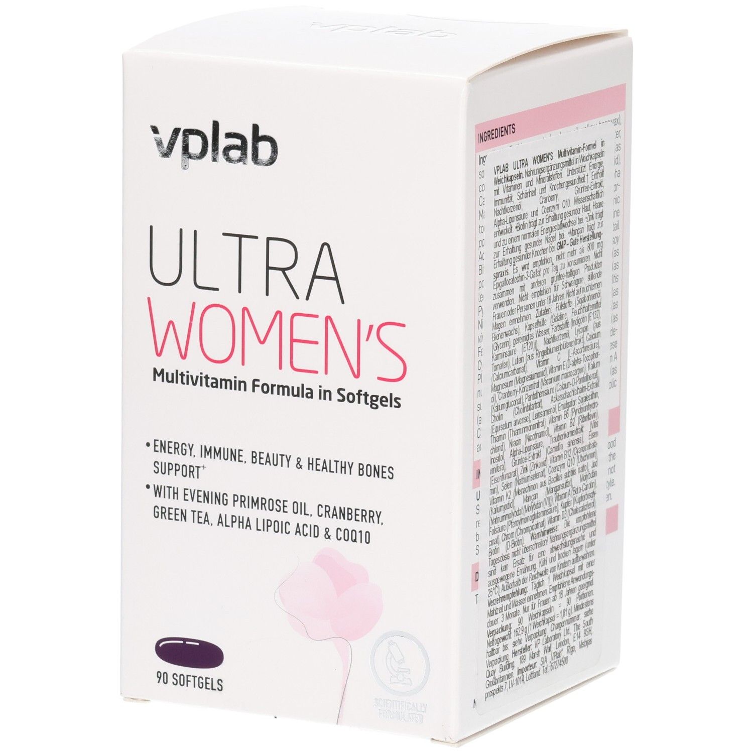 Vplab Ultra Women's Multivitamin Formula 90 softgels St Kapseln