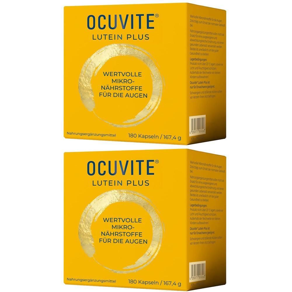 Ocuvite Lutein Plus x2 2x180 St Kapseln