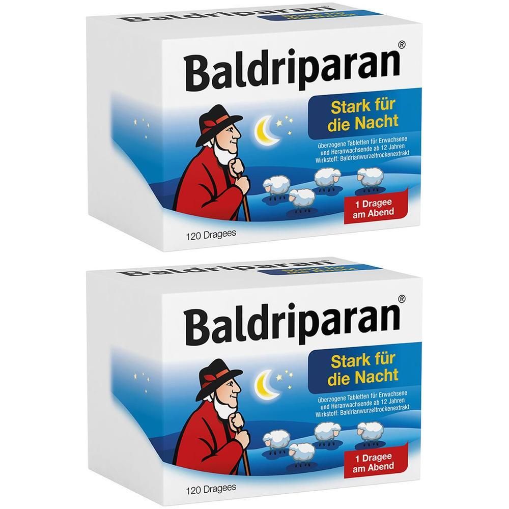 Baldriparan Stark F D Nach x2 2x120 St Überzogene Tabletten